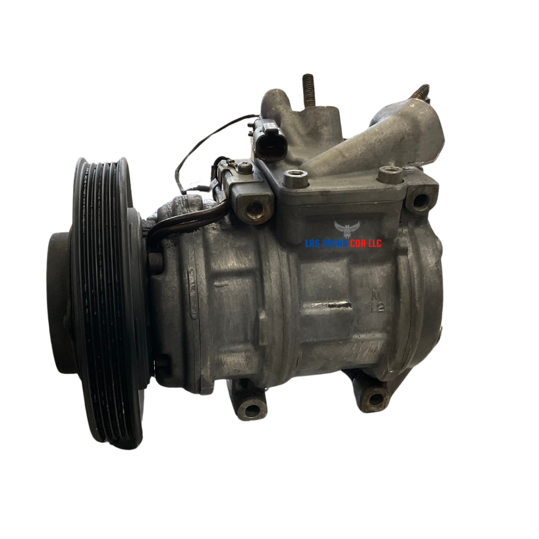 The compressor is compatible with 1990-1993 Honda Accord 2.2L 4-Cylinder models, featuring a 10PA17C design with 5 grooves 