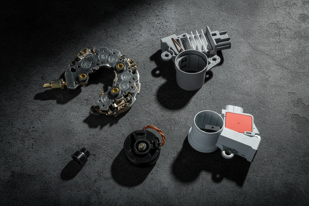 Premium Alternator Components Magazine Shot
